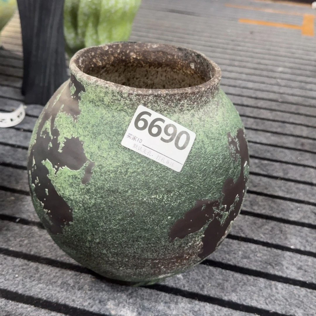 遇***见摆件景德镇高温花瓶编码6690默认无孔