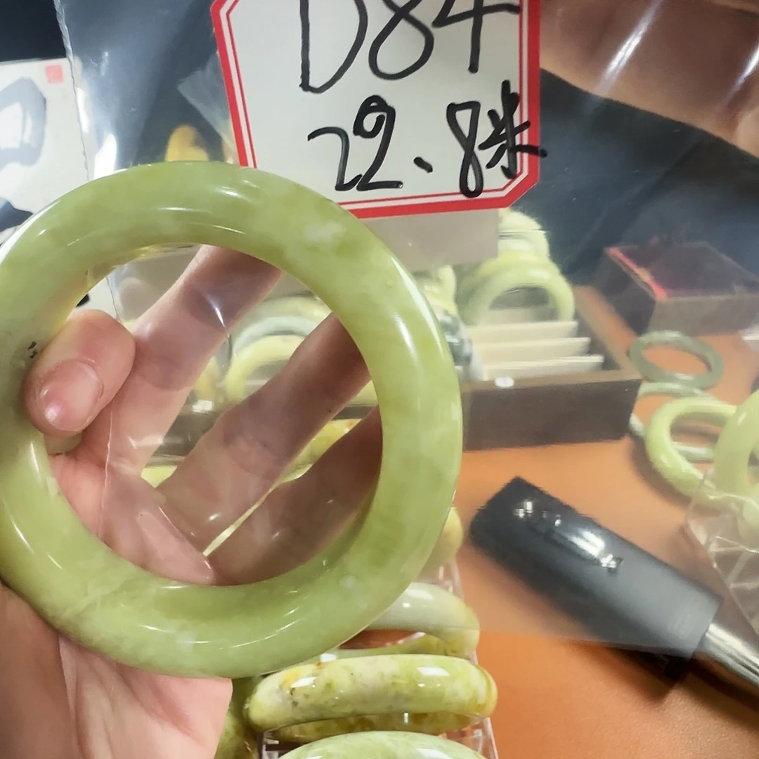 多****蛇纹石玉合金手镯