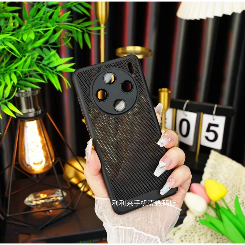 适用于【vivo x200】蜂窝网格自带镜头膜散热透气防摔手机壳