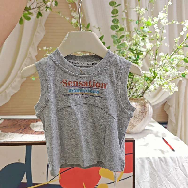 B4-10。25171 女童无袖修身背心