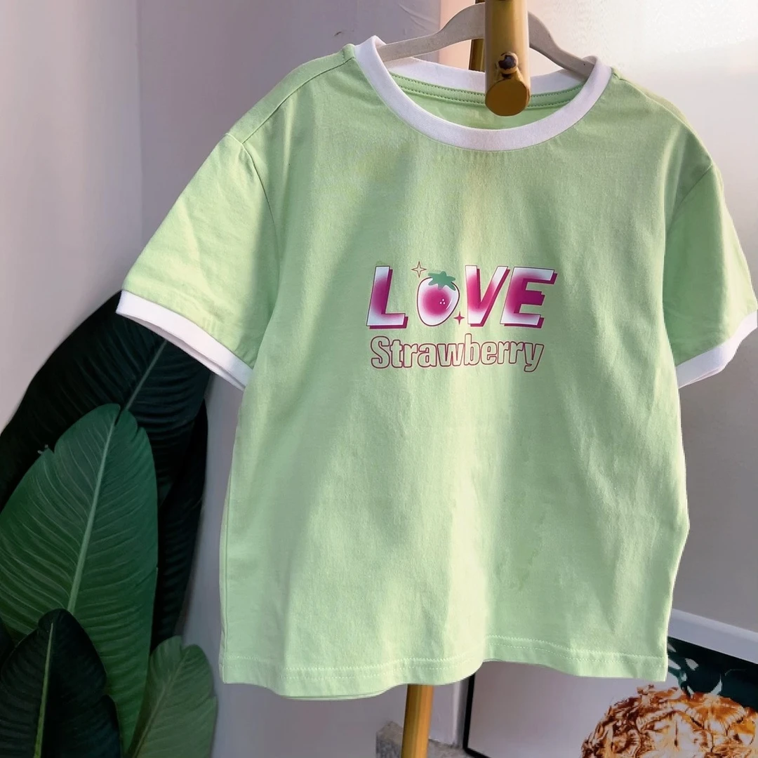 大庆仓【其】 儿童圆领短袖T恤 货号8222203096（库V10）赛4