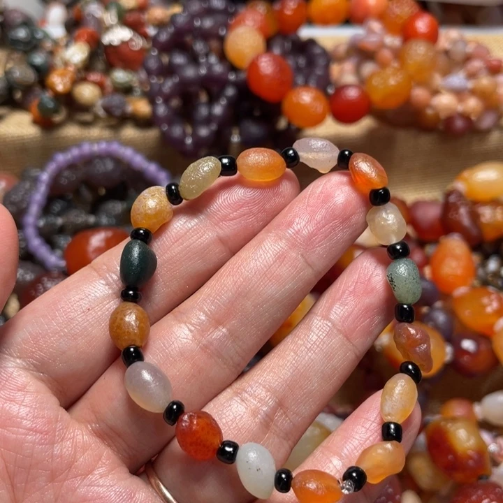 @***山玛瑙/玉髓合金手链