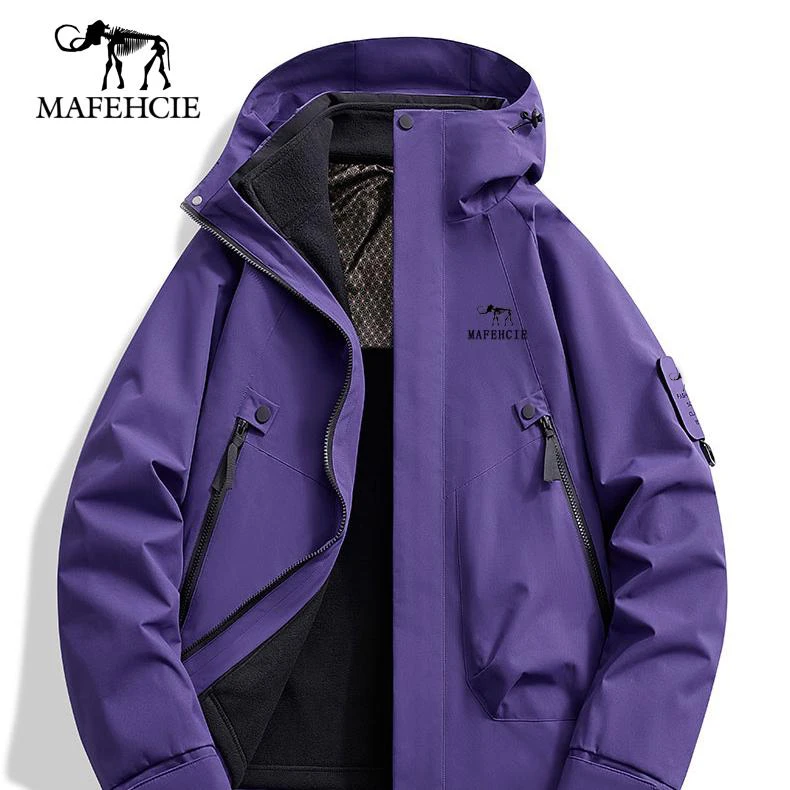 欧洲猛犸大象MAFEHCIE 25年极寒冲锋高奢三合一冲锋衣外套 800651