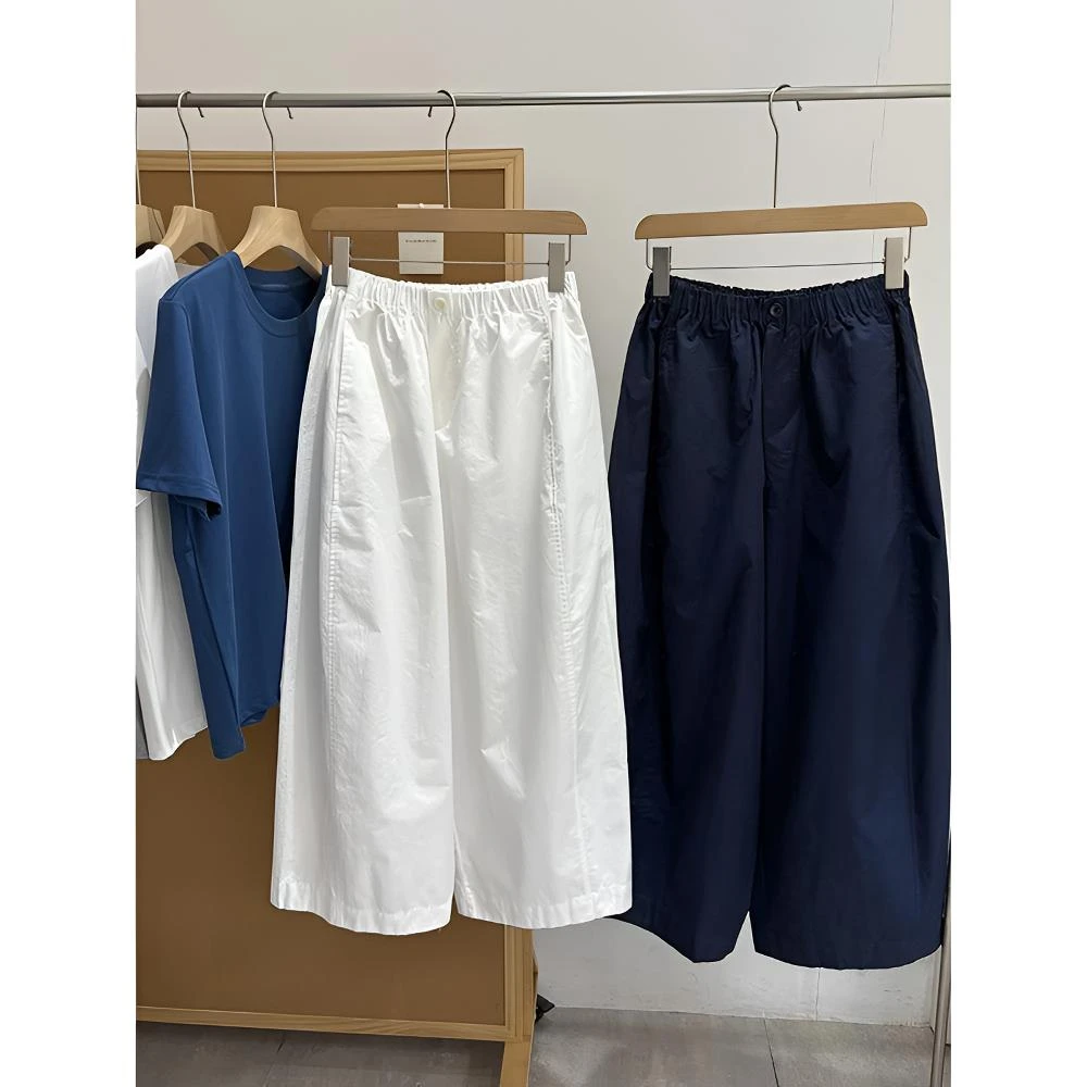 大码300斤夏季韩版别致设计休闲显瘦百搭宽松高腰休闲裤子男女