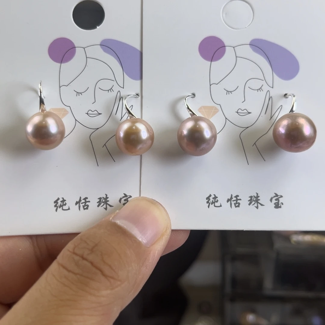 未镶嵌淡水珍珠耳饰【纯恬】多样性发货