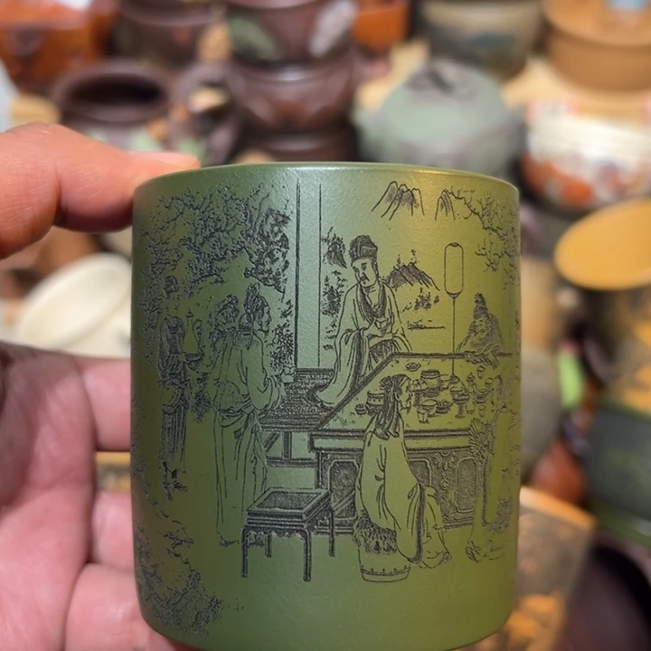 茶杯紫砂宜兴紫砂主人杯