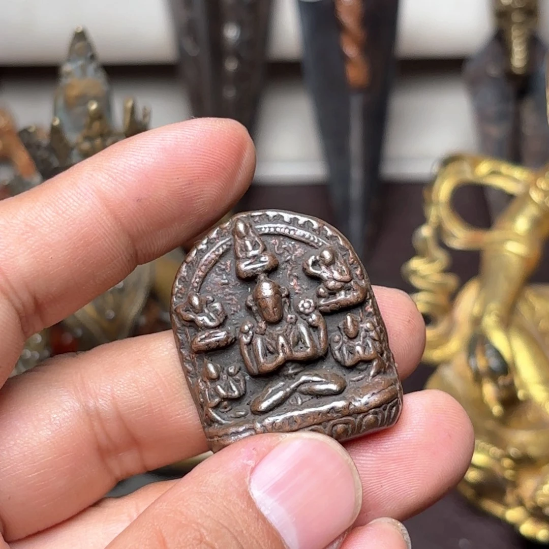 铜星月菩提挂件菩提