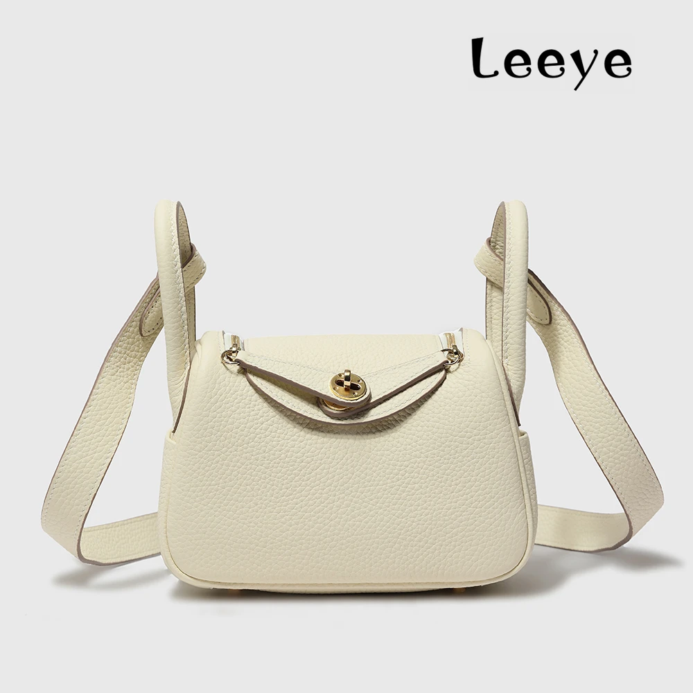 Leeye2025新款女包琳迪包mini真皮单肩斜挎手提包时尚潮流医生包
