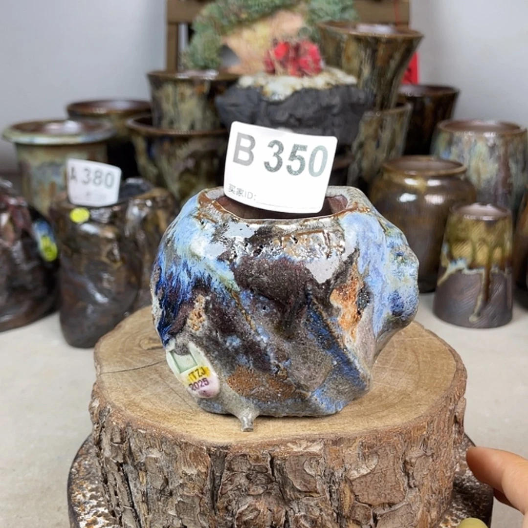 紫砂花盆老杨孤品 微次 内口4.5