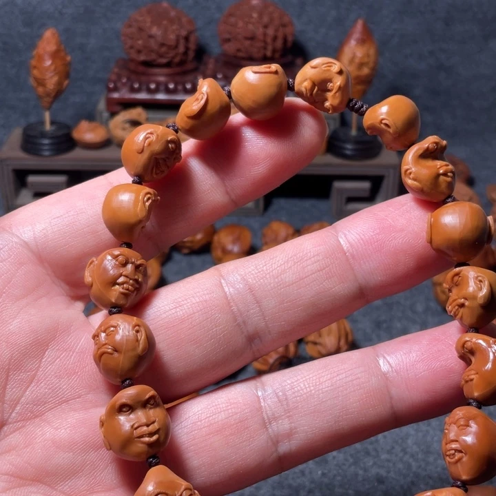 冰***酸橄榄核手串/手链手工制作工艺精湛