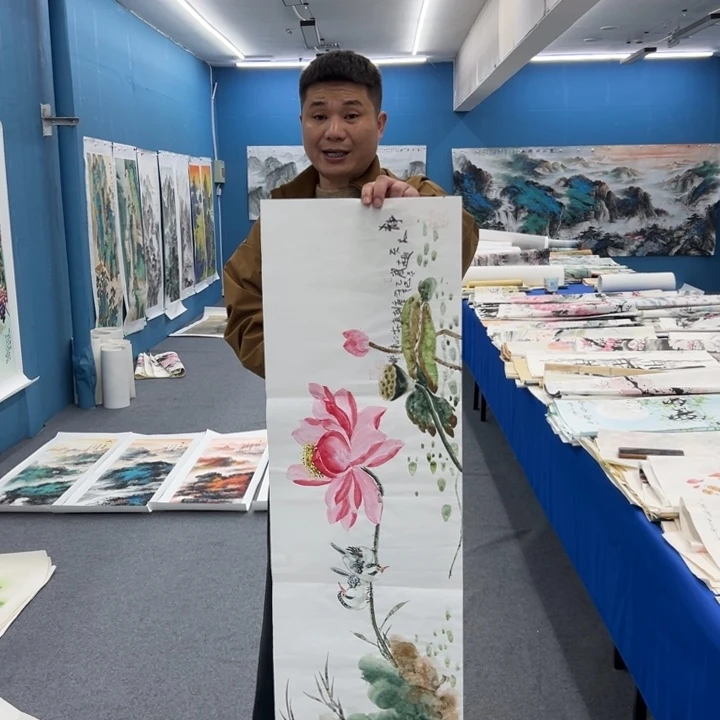 国画宣纸纯手绘字画