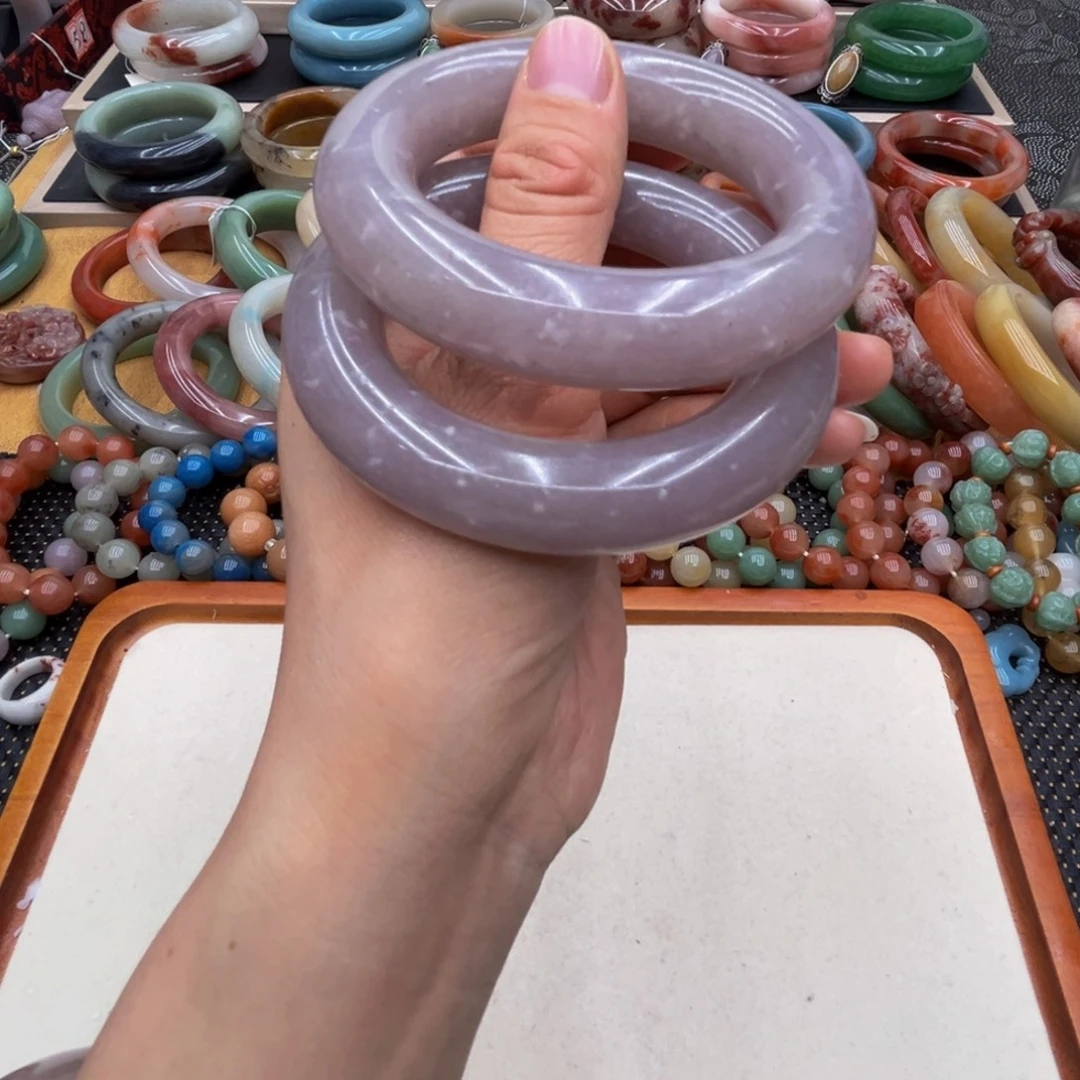 石英质玉未镶嵌圈口52