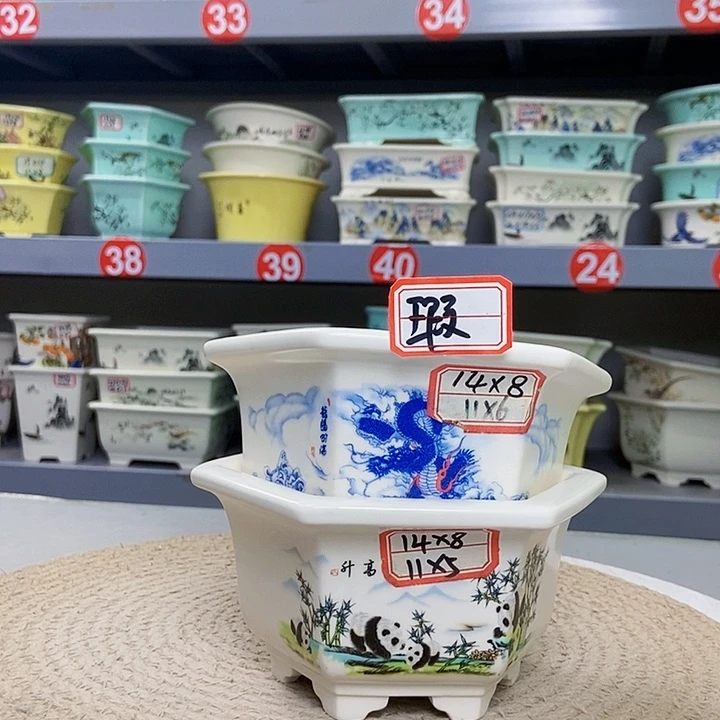 紫砂花瓶紫砂花盆