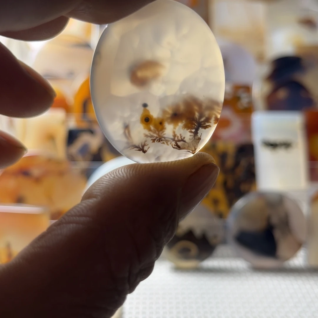 玛瑙/玉髓未镶嵌吊坠(不含链)