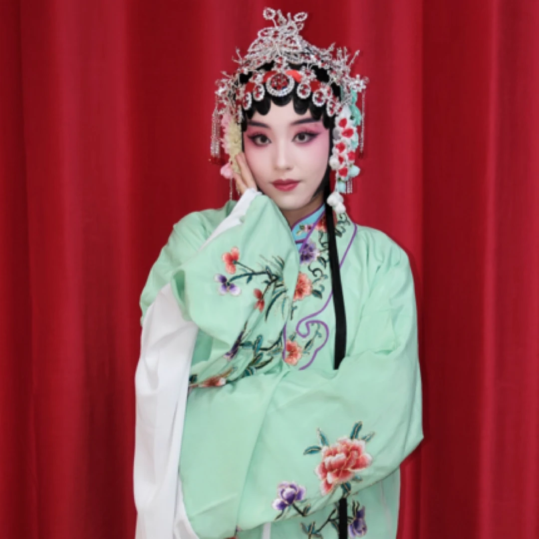 戏曲女披（带三尺水袖）