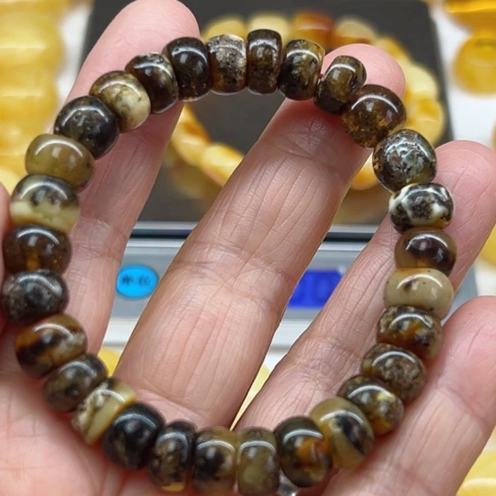 琥珀（矿物珀）手串未镶嵌