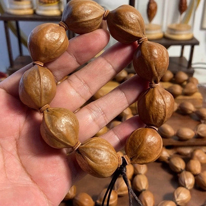 橄榄核吊坠22 x27梅林铁核