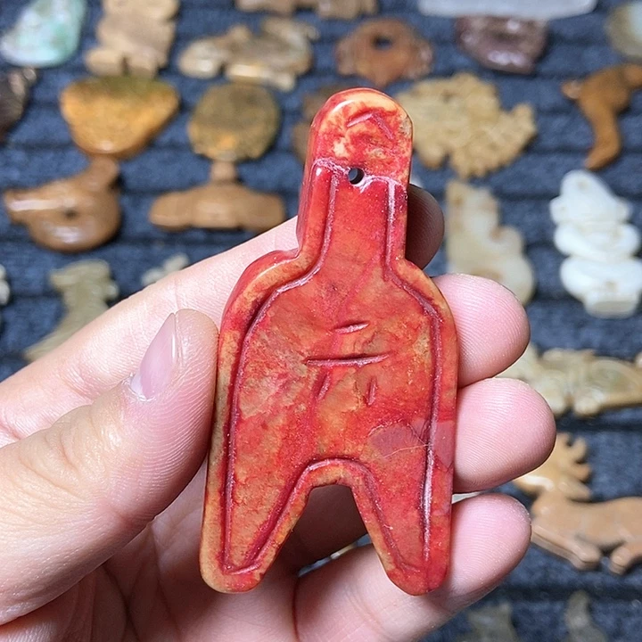 和田玉未镶嵌颈饰43