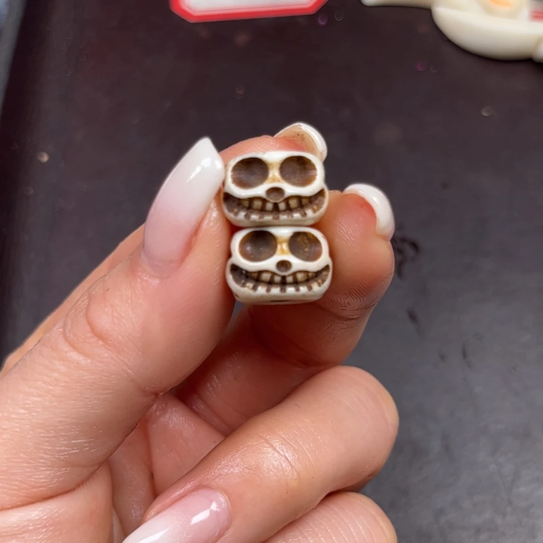 驼骨手串/手链编号25发2颗尺寸1.3