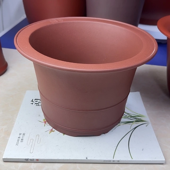 听***荷春秋花盆精品兰盆