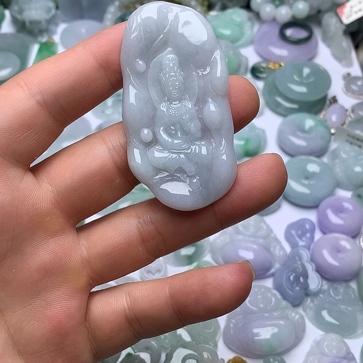 翡翠未镶嵌颈饰天然翡翠