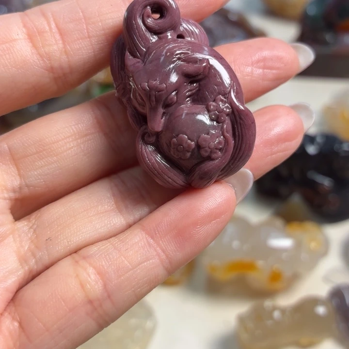 玛瑙/玉髓未镶嵌吊坠(不含链)