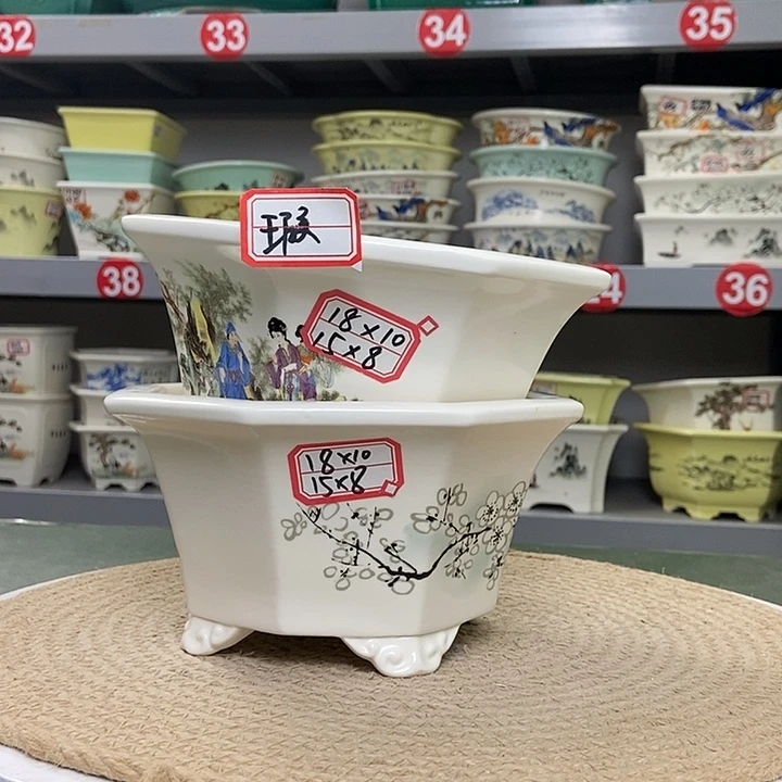 紫砂紫砂花盆2123