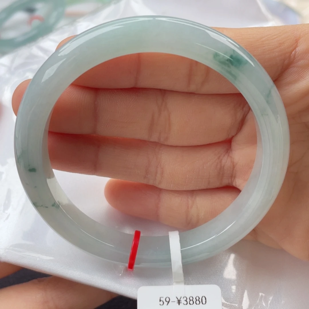 翡翠手镯未镶嵌59.3圈