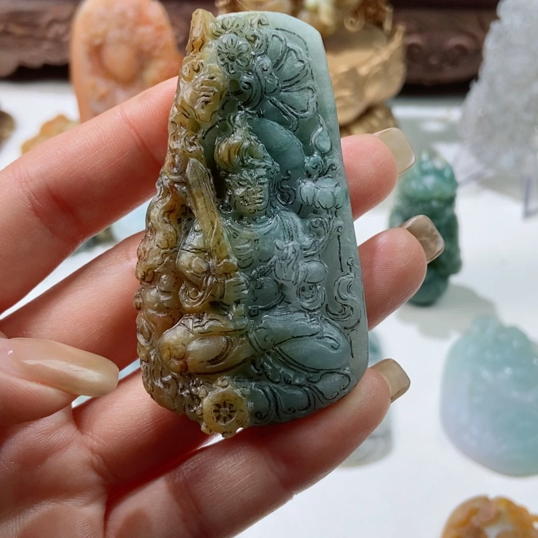 王***否定制翡翠未镶嵌翡翠a货