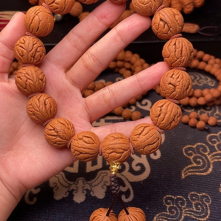 手串桃核精品金丝龙珠2.0