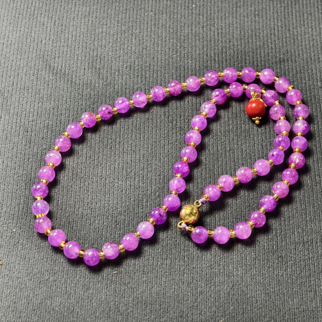 SJL凝胶圆珠项链24-229