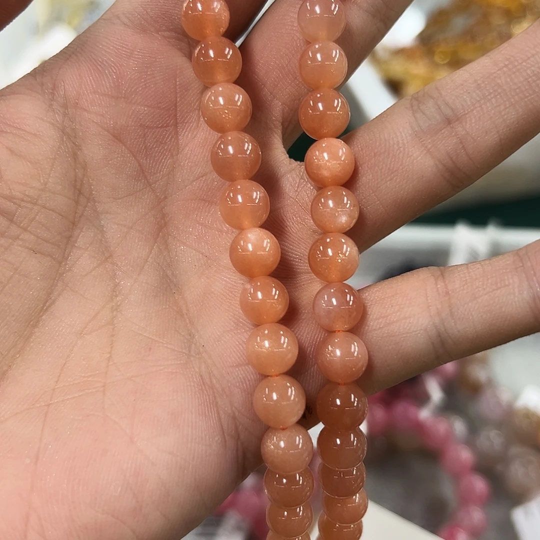 水晶手链未镶嵌橙月光