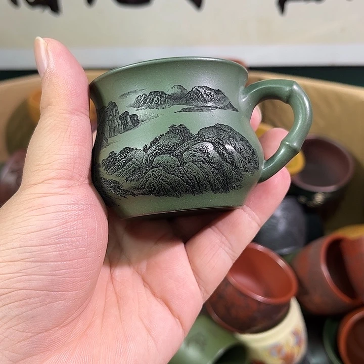 茶杯紫砂全手工紫砂主人杯