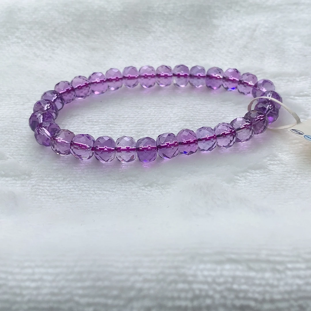 未镶嵌水晶手串紫水晶