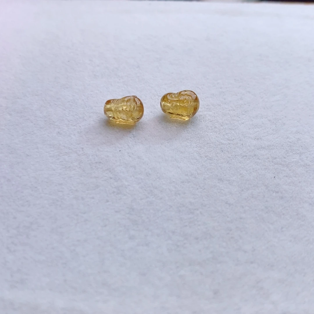 单珠未镶嵌碧玺佛首