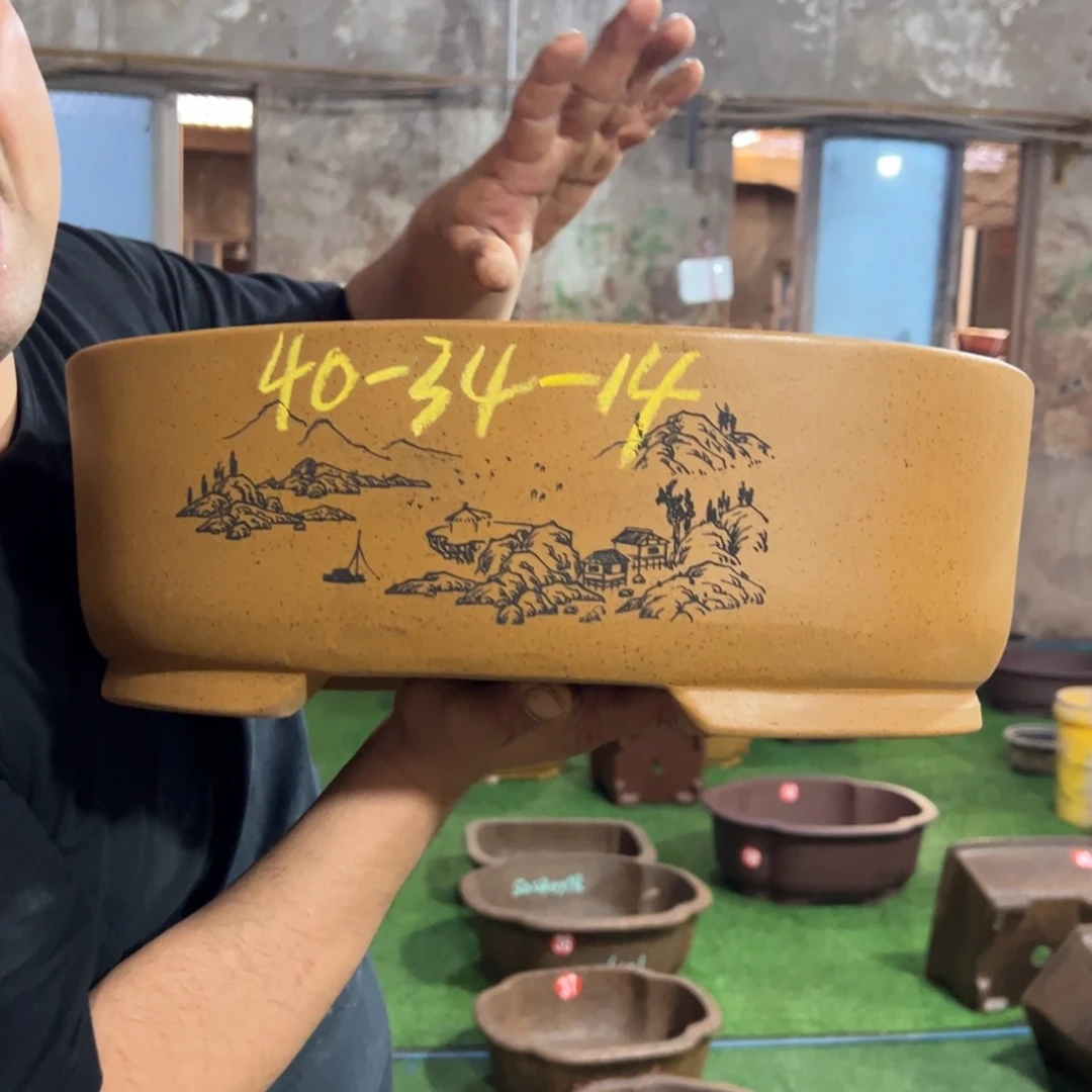 紫砂花盆紫砂艺人