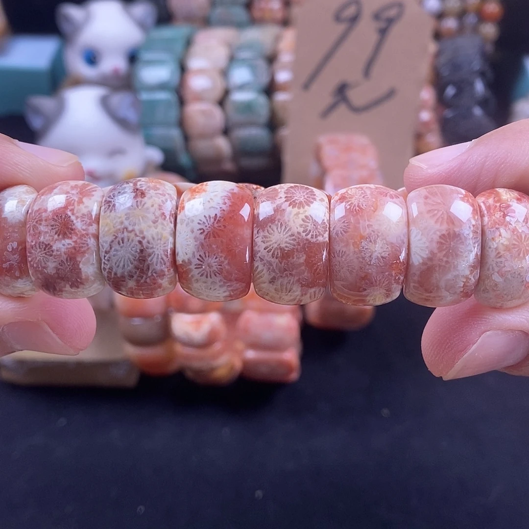 未镶嵌手牌硅化珊瑚（珊瑚玉）23