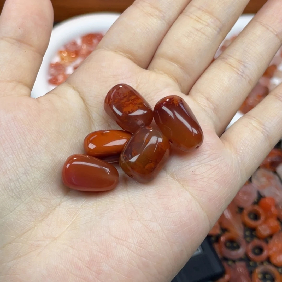 南红玛瑙未镶嵌配饰随行组合