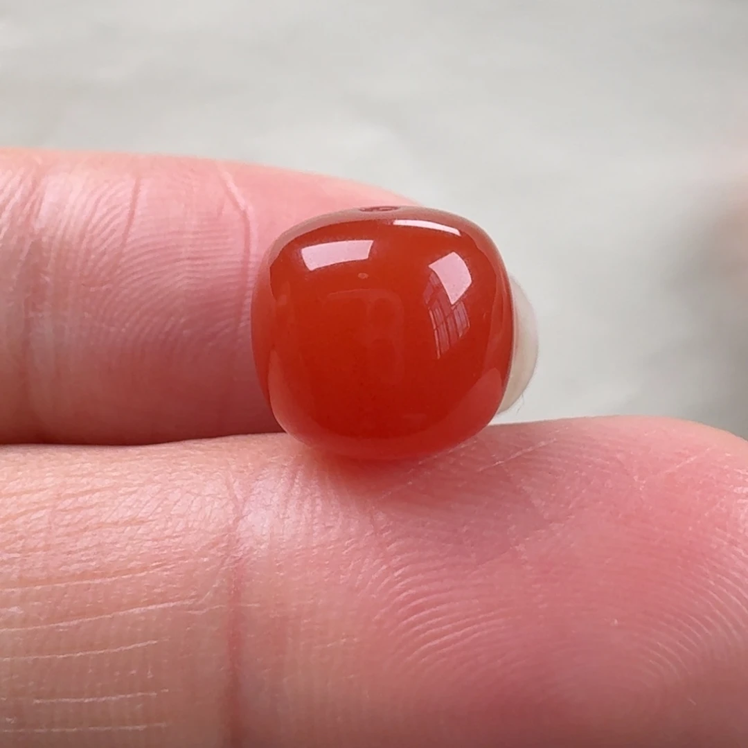 南红玛瑙未镶嵌老型单珠10.4*9.5