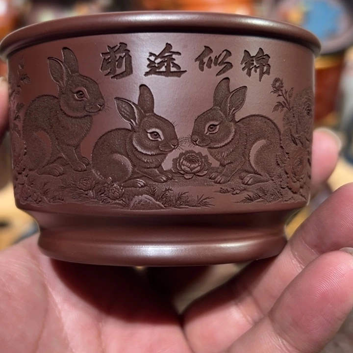 茶杯紫砂宜兴紫砂主人杯