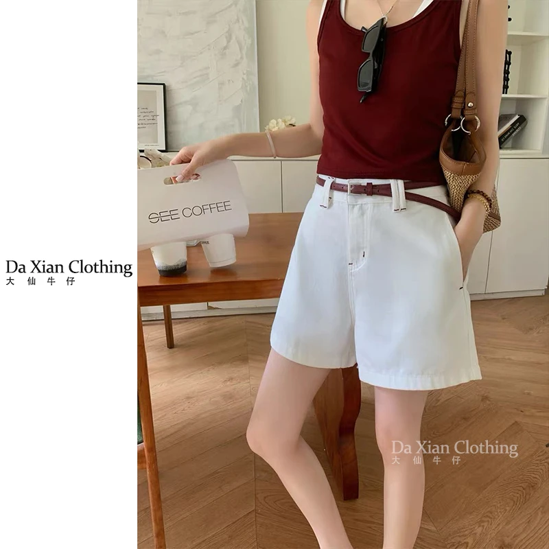 【大仙家】C337十三行夏款韩式无弹牛仔短裤舒适时尚百搭女士夏季