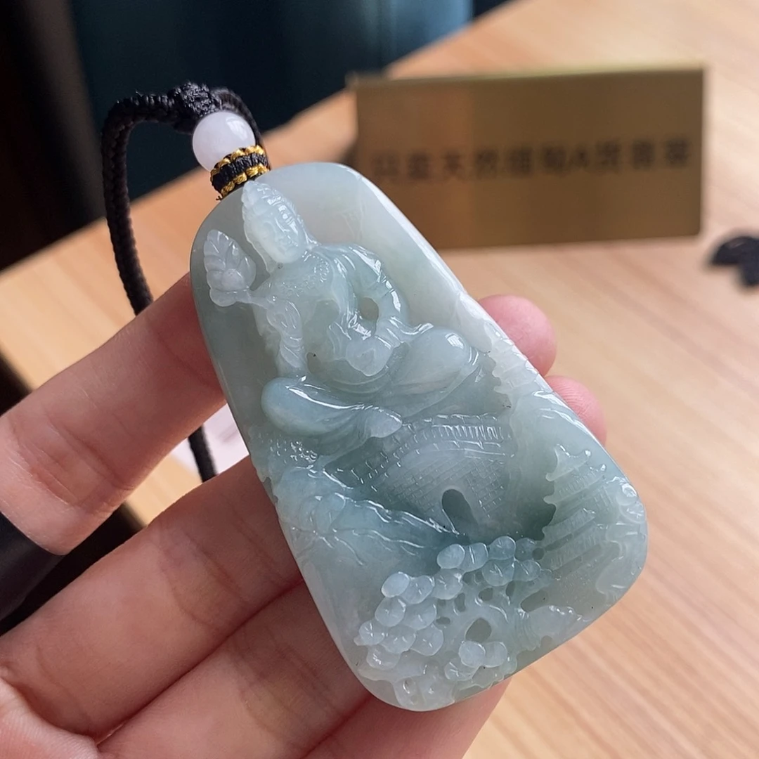 【闪购商品】颈饰未镶嵌翡翠天然缅甸A货翡翠