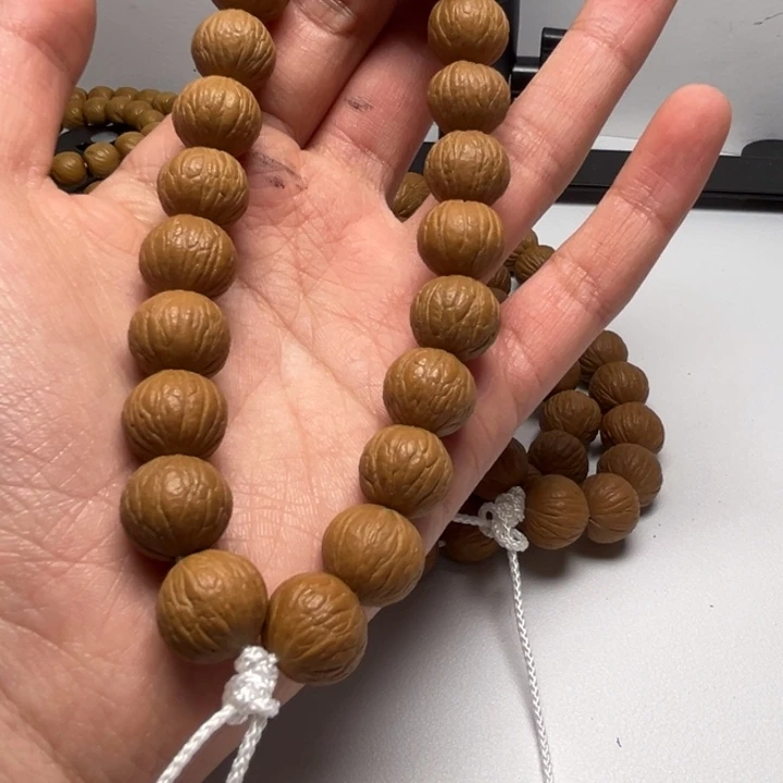 猴头核桃手串全品13凤羽（保红）