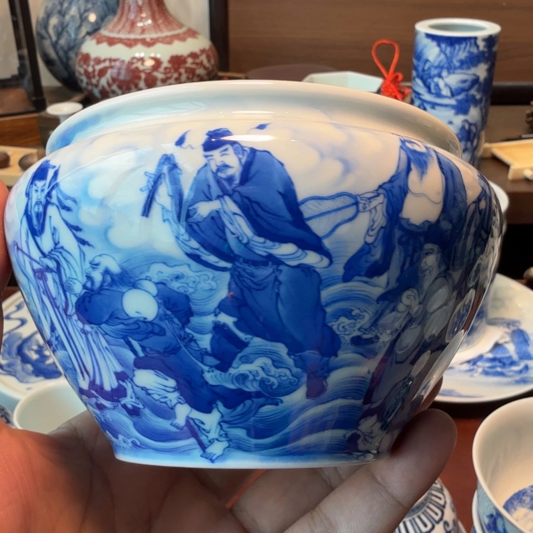 大***友现代景德镇全手绘茶器