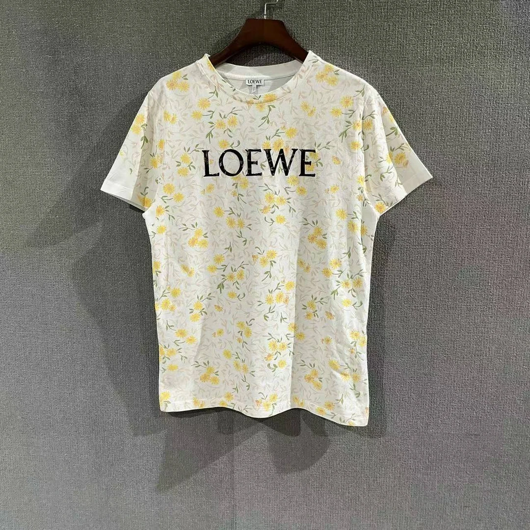 99新 LOEWE/罗意威 （pm）花朵印花短袖  s码/5020