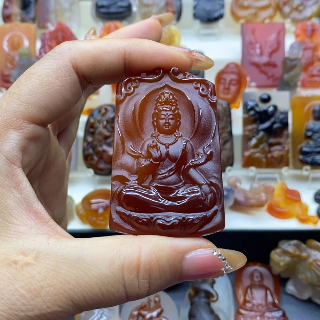 玛瑙/玉髓吊坠(赠链)未镶嵌L*泽吊坠