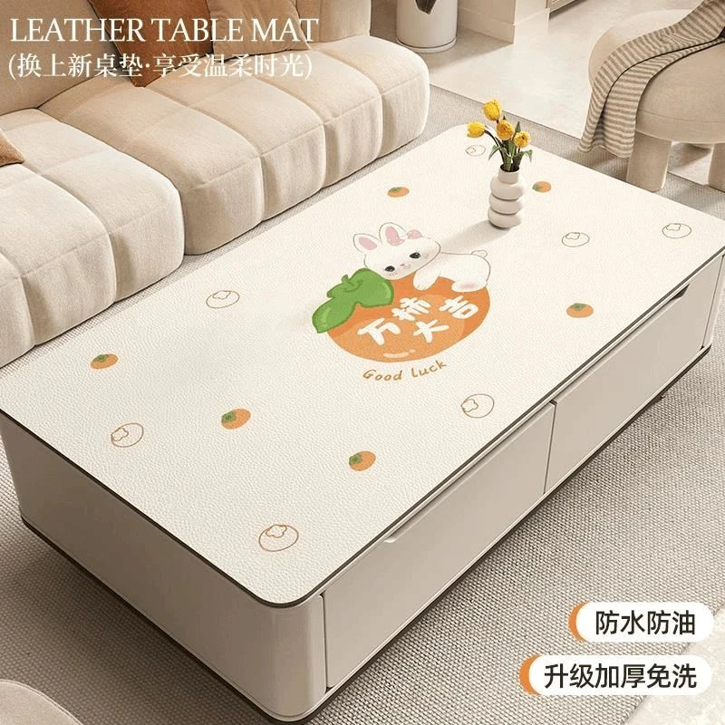 新疆包邮pvc茶几垫桌布防水防油防烫免洗客厅餐桌垫轻奢高级网红