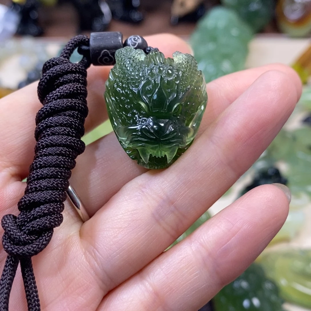 蛇纹石玉未镶嵌吊坠(不含链)