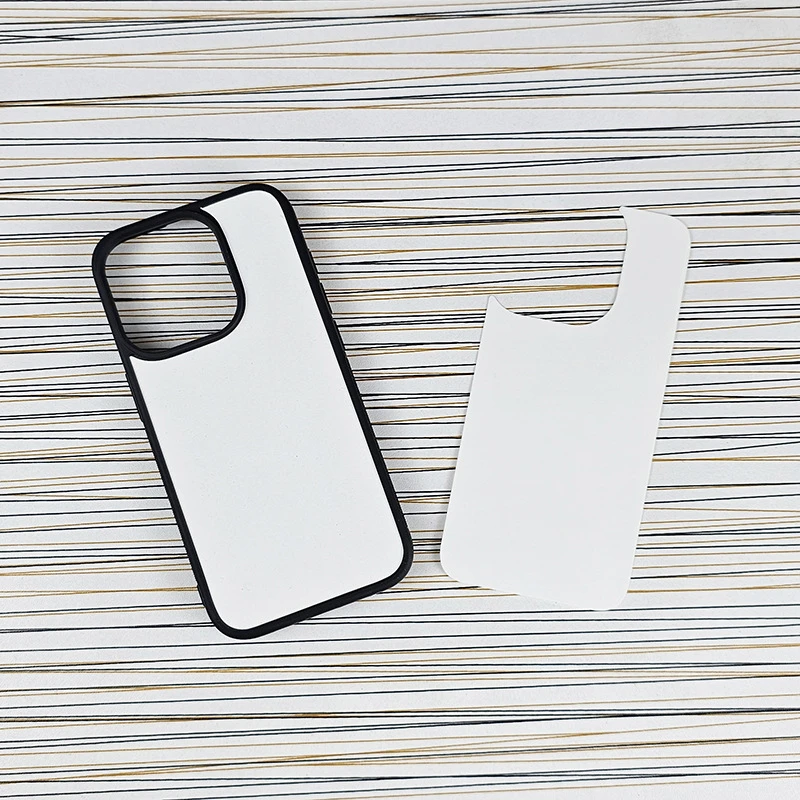 适用苹果iPhone15PROMAX热转印手机壳照片塑料片板TPU+PC空白素材