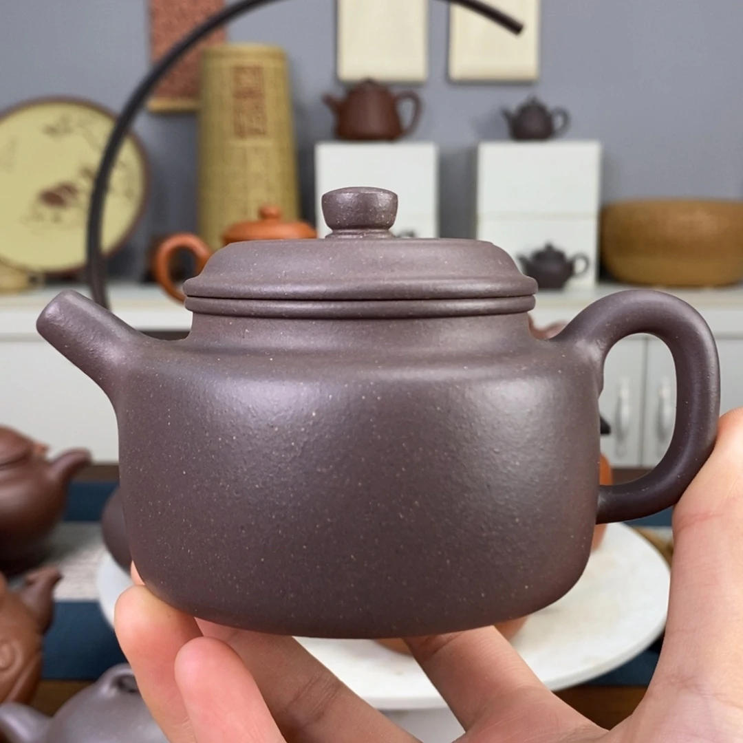 紫砂茶壶微瑕天青德钟200c